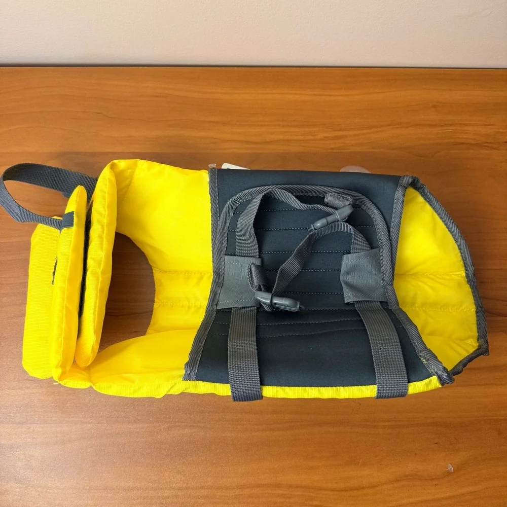 Outward Hound Granby Splash Dog Life Jacket Yellow Medium MD 21-27in Girth 70357
